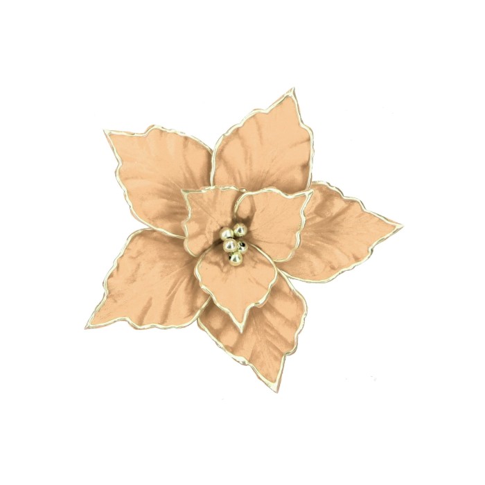 Gwiazda betlejemska welurowa śr. 28cm ASC27078-mix 3 kolorów