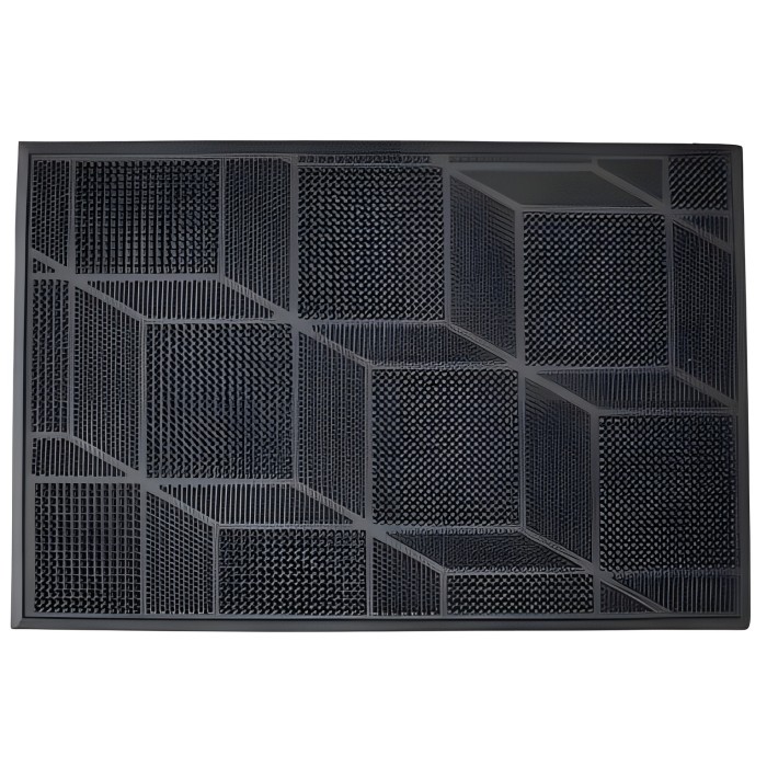 Wycieraczka pod drzwi gumowa 40x60 cm ASC23041