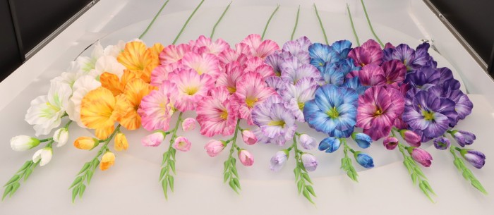 Kwiat sztuczny gałązka 80cm mix kolorów ASC28765-MIX