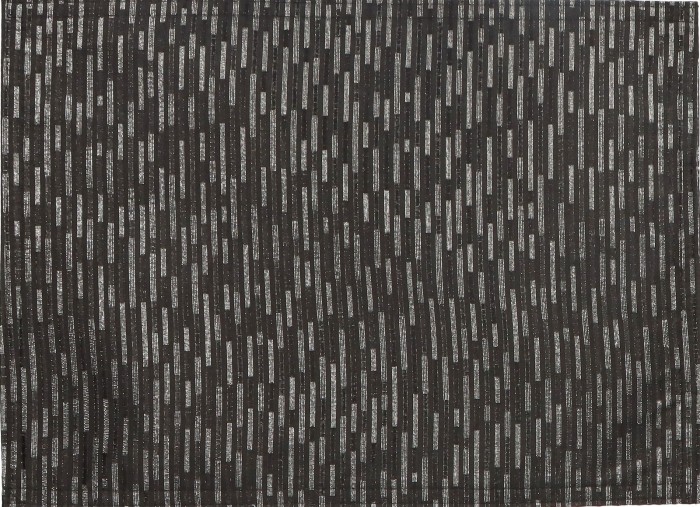 Podkładka na stół 33x45cm Stripe czarna ASC23100-3-SI