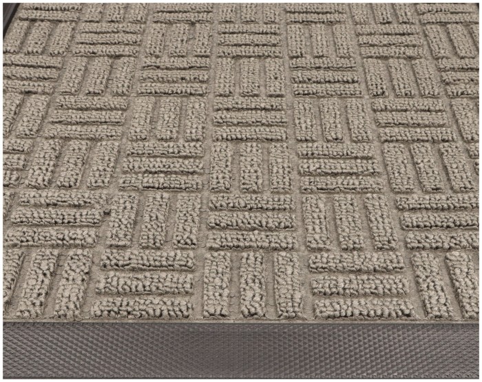 Wycieraczka pod drzwi gumowa 40x60cm oliwkowa ASC24636-1-SI