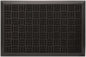 Wycieraczka pod drzwi gumowa 40x60cm czarna ASC24636-2-SI