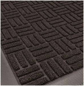Wycieraczka pod drzwi gumowa 40x60cm czarna ASC24636-2-SI