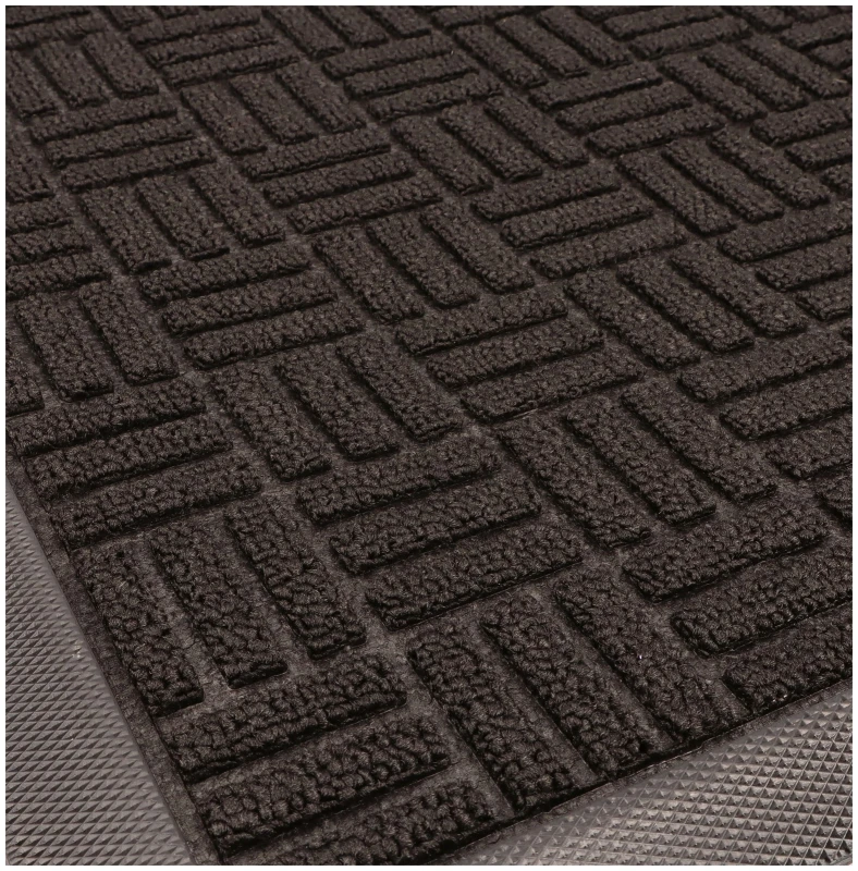 Wycieraczka pod drzwi gumowa 40x60cm czarna ASC24636-2-SI