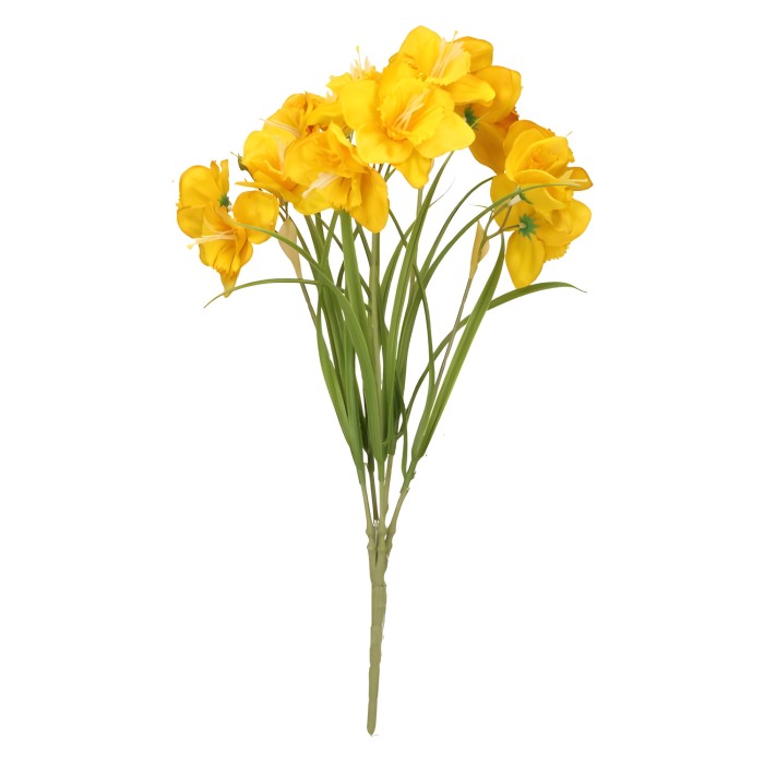 Bukiet sztucznych kwiatów Żonkil 50cm ASC240549-2