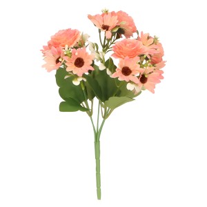 Margaretka bukiet sztuczny wys. 30 cm, brzoskwiniowy