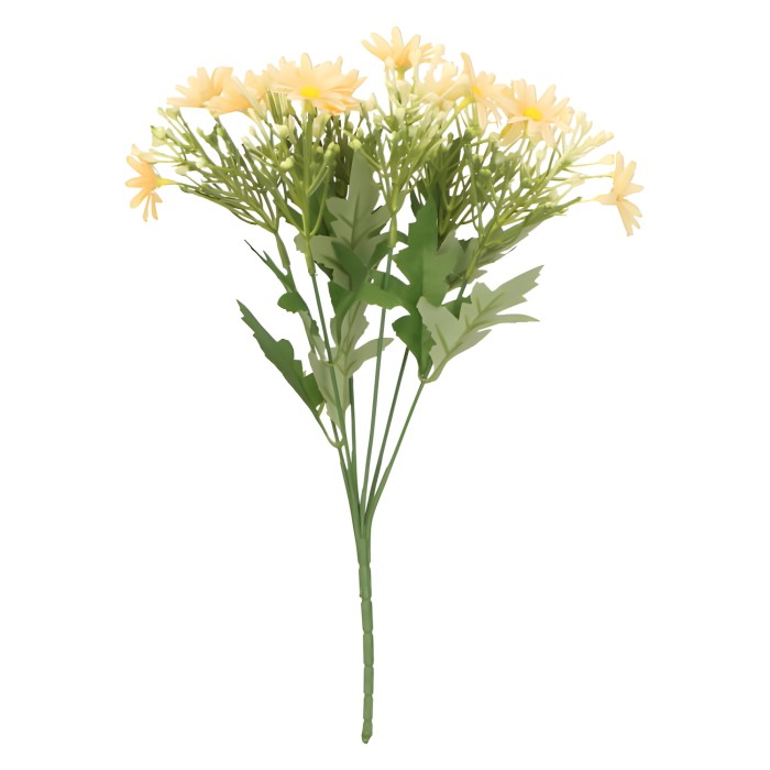 Rumianek bukiet sztuczny wys. 32 cm, kremowy