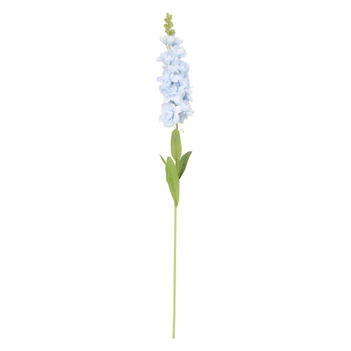 Ostróżka gałązka sztuczna wys. 83 cm, jasno niebieska