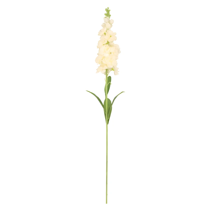 Ostróżka gałązka sztuczna wys. 83 cm, biały