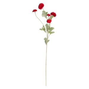 Goździk gałązka sztuczna wys. 60 cm, czerwony