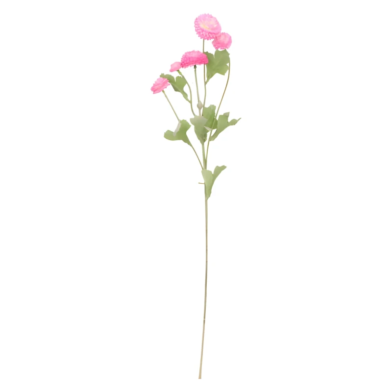 Goździk gałązka sztuczna wys. 60 cm, różowy