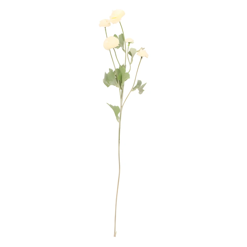 Goździk gałązka sztuczna wys. 60 cm, biały
