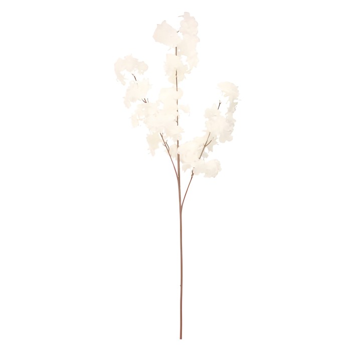 Wiśnia gałązka sztuczna wys. 105 cm, biały
