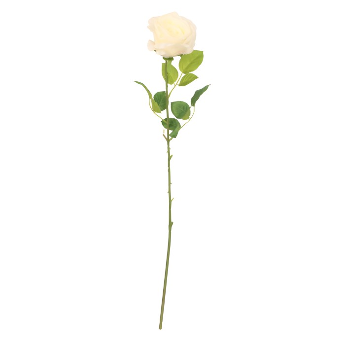 Kwiat sztuczny róża pojedyncza 65 cm AST50784-S