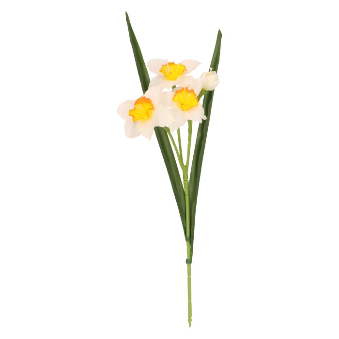 Kwiat sztuczny żonkil 39cm ASC27707