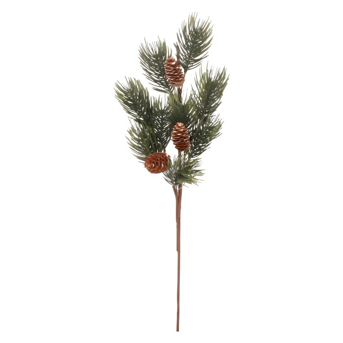 Gałązka świąteczna sosnowa z szyszkami 60 cm ASC26598