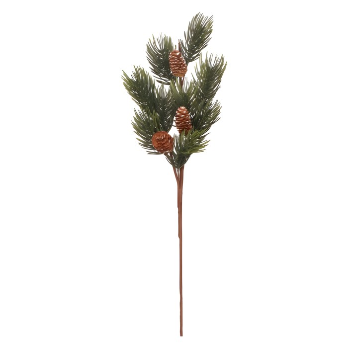 Gałązka świąteczna sosnowa z szyszkami 60 cm ASC26598