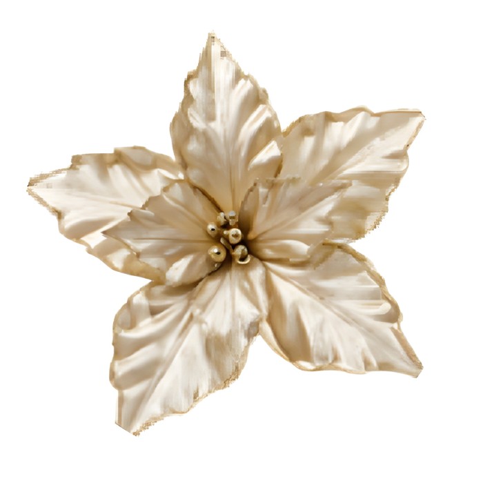 Gwiazda betlejemska 28 cm szampańska ASC27078-4