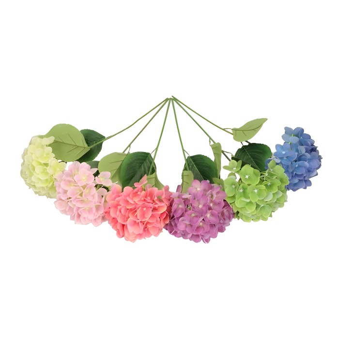 Kwiat sztuczny hortensja 55 cm mix kolorów ASC27563