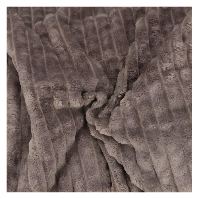 Koc kostka brązowy 130x170 cm SK24007