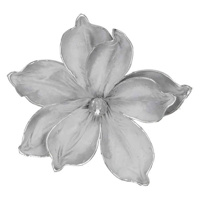Magnolia welurowa SZARA śr. 20cm ASC25968-5