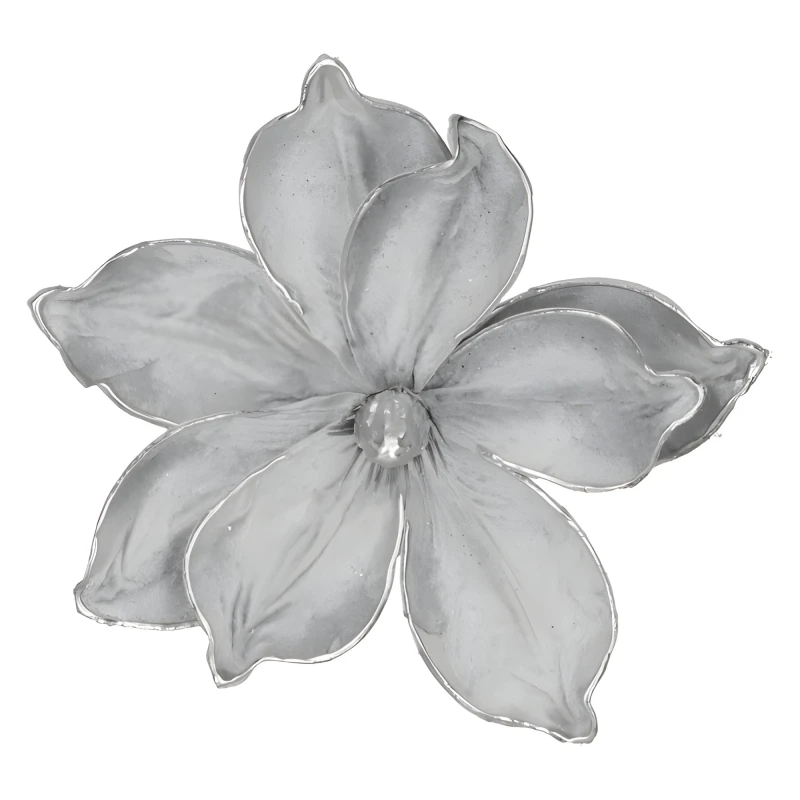 Magnolia welurowa SZARA śr. 20cm ASC25968-5