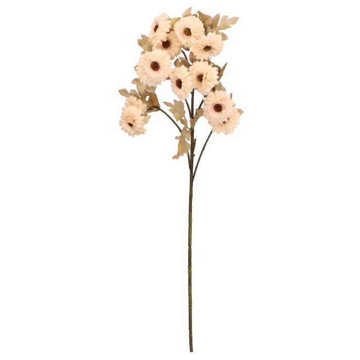 Kwiat sztuczny cynia gałązka 87cm mix kolorów AST50418-MIX